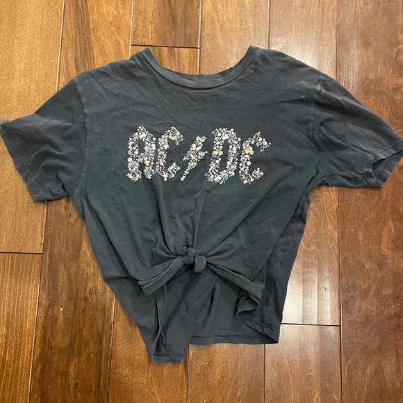 AC/DC Crop Top - Picture 1 of 1